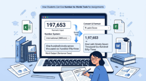 How Students Can Use Number-to-Words Tools for Assignments