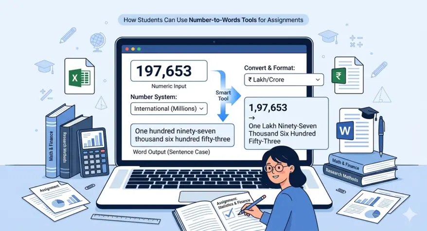 How Students Can Use Number-to-Words Tools for Assignments