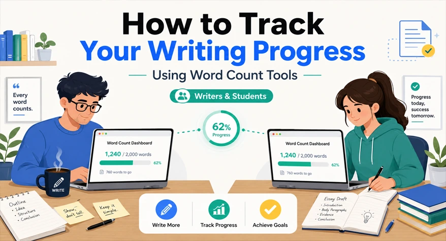 Word count tool for writers